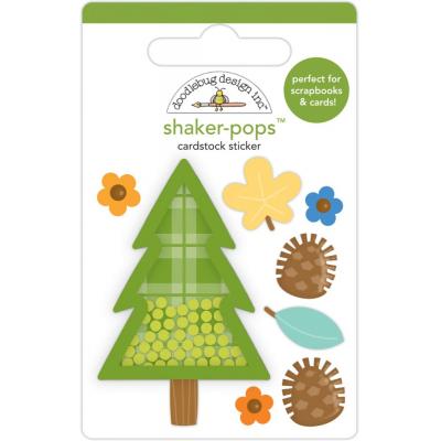 Doodlebug Great Outdoors Shaker-Pops  Sticker - Wooderful Time